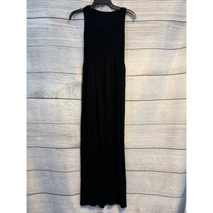 M. Rena Black Sleeveless Maxi Dress One Size